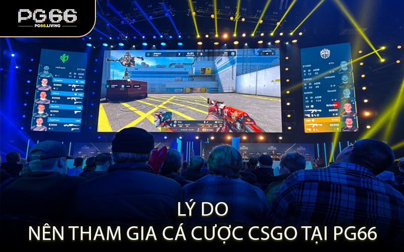 Lý do nên tham gia cá cược CSGO tại PG66